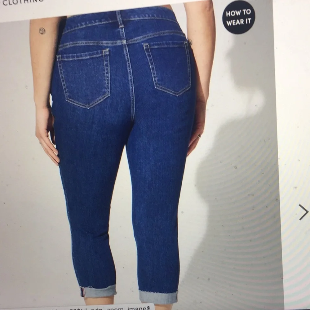 Torrid Crop Boyfriend Vintage Stretch